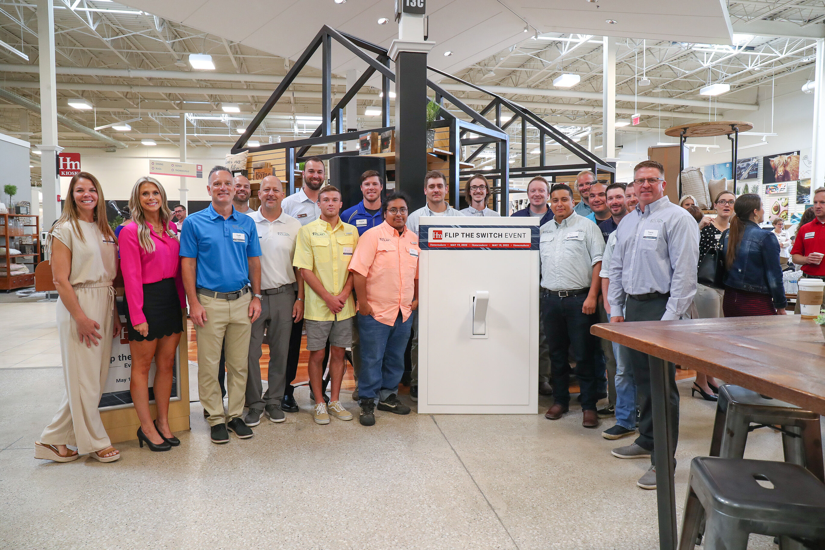 Flip the switch solar panel power event