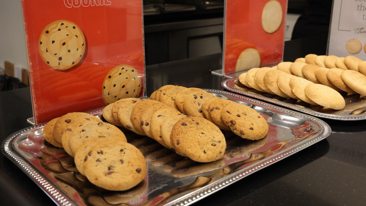Grab a free cookie at HOMEgrounds when you shop