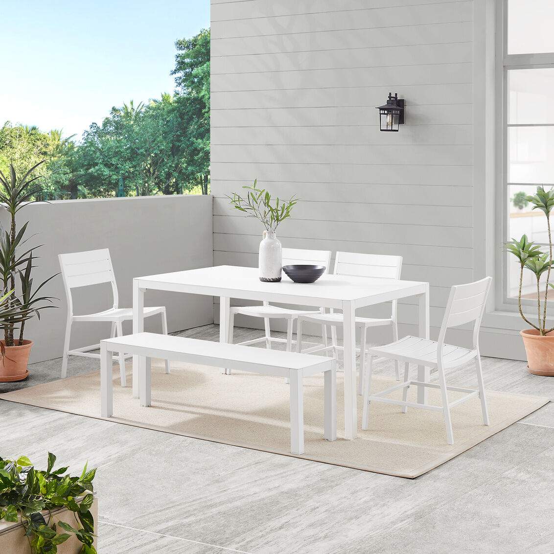 linon alora outdoor dining set