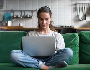 Customer using Homemakers new industry leading e-commerce website