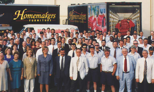 old picture of homemakers employees