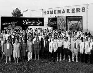 homemakers black and white photo