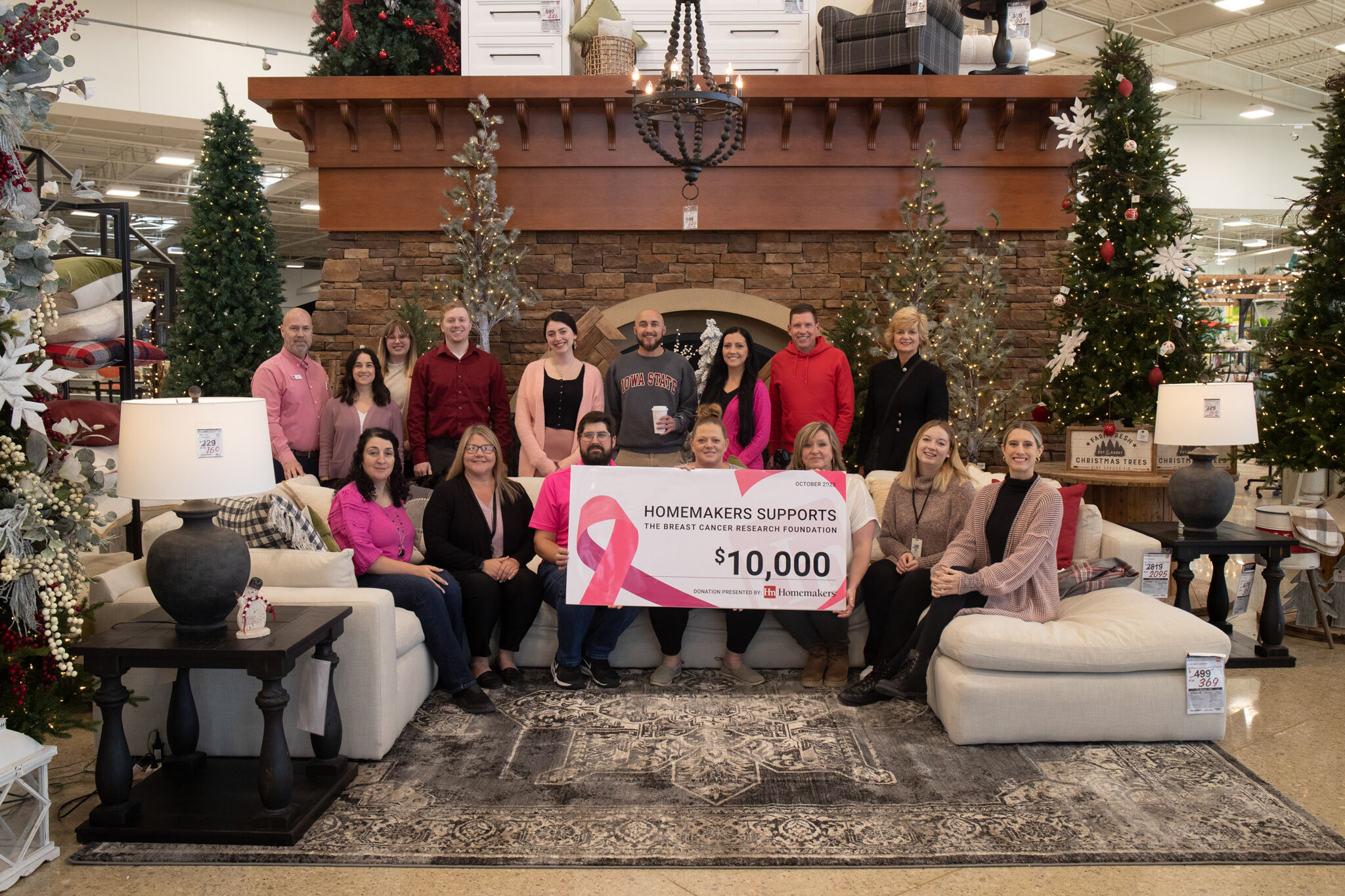 Donating to Breast Cancer Research Foundation