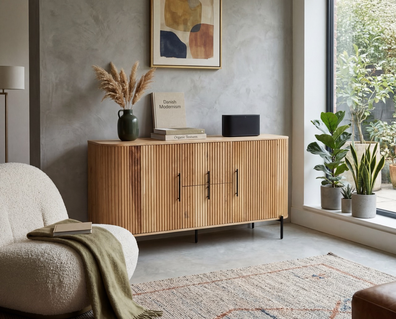 Coffee table in living room