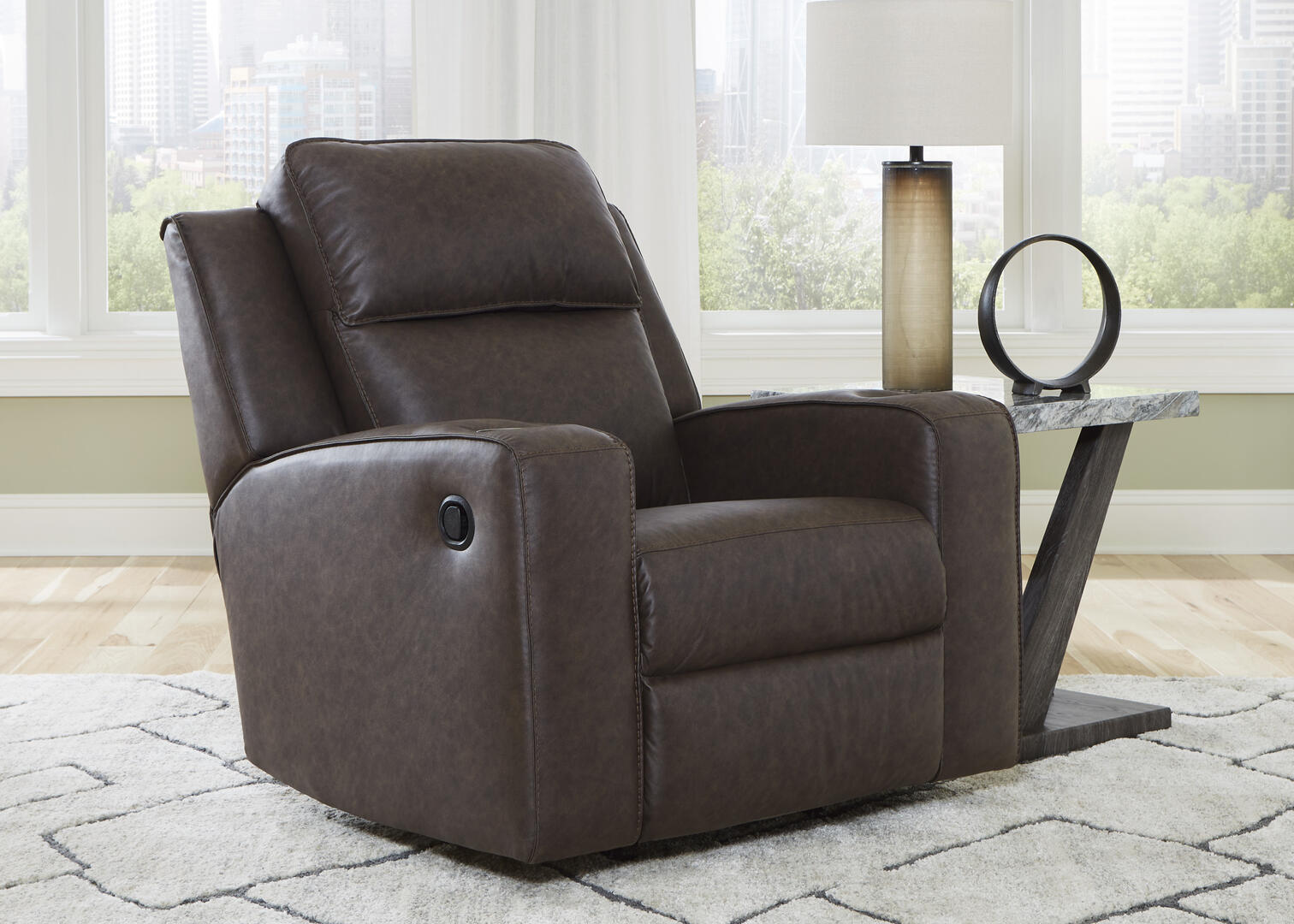 Ashley lavenhorne umber rocker recliner