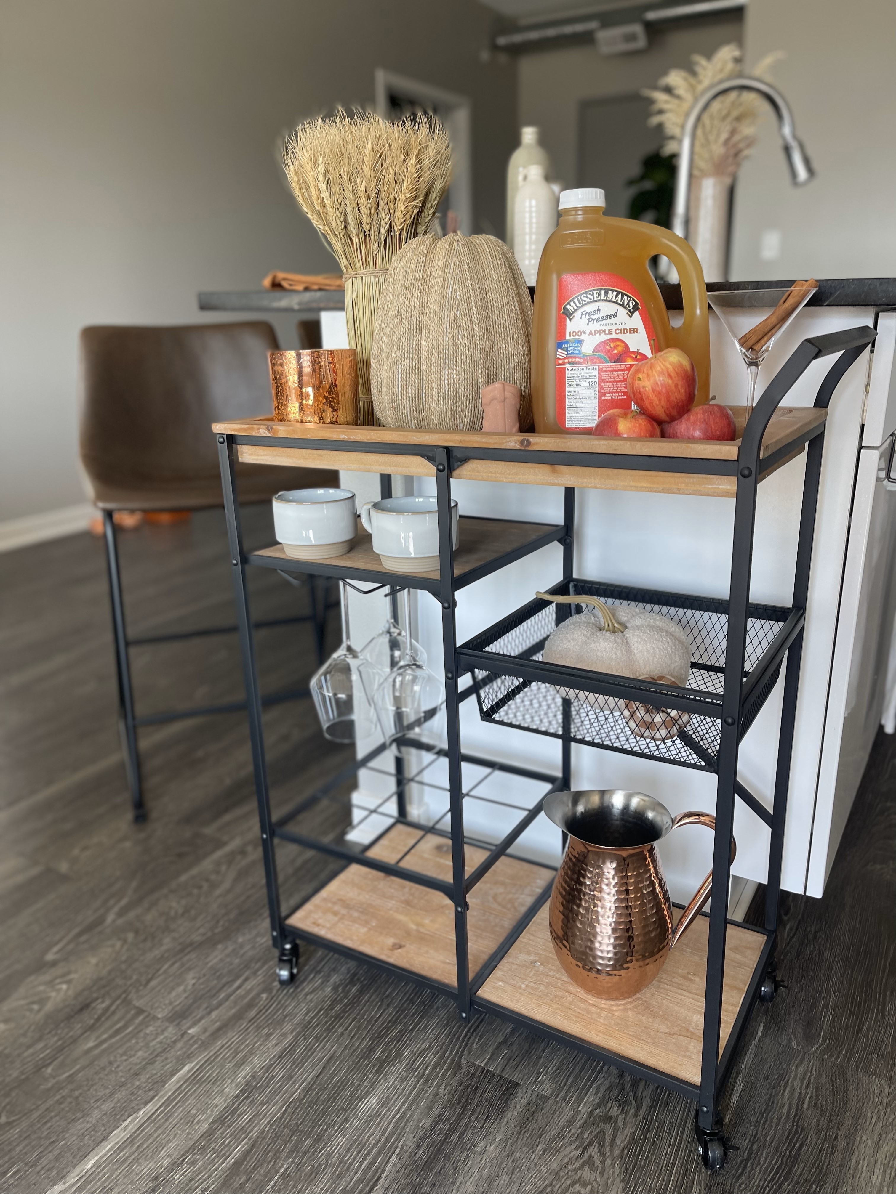 Bar Cart Cozy Vibes