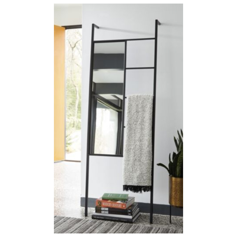 Floor ladder mirror