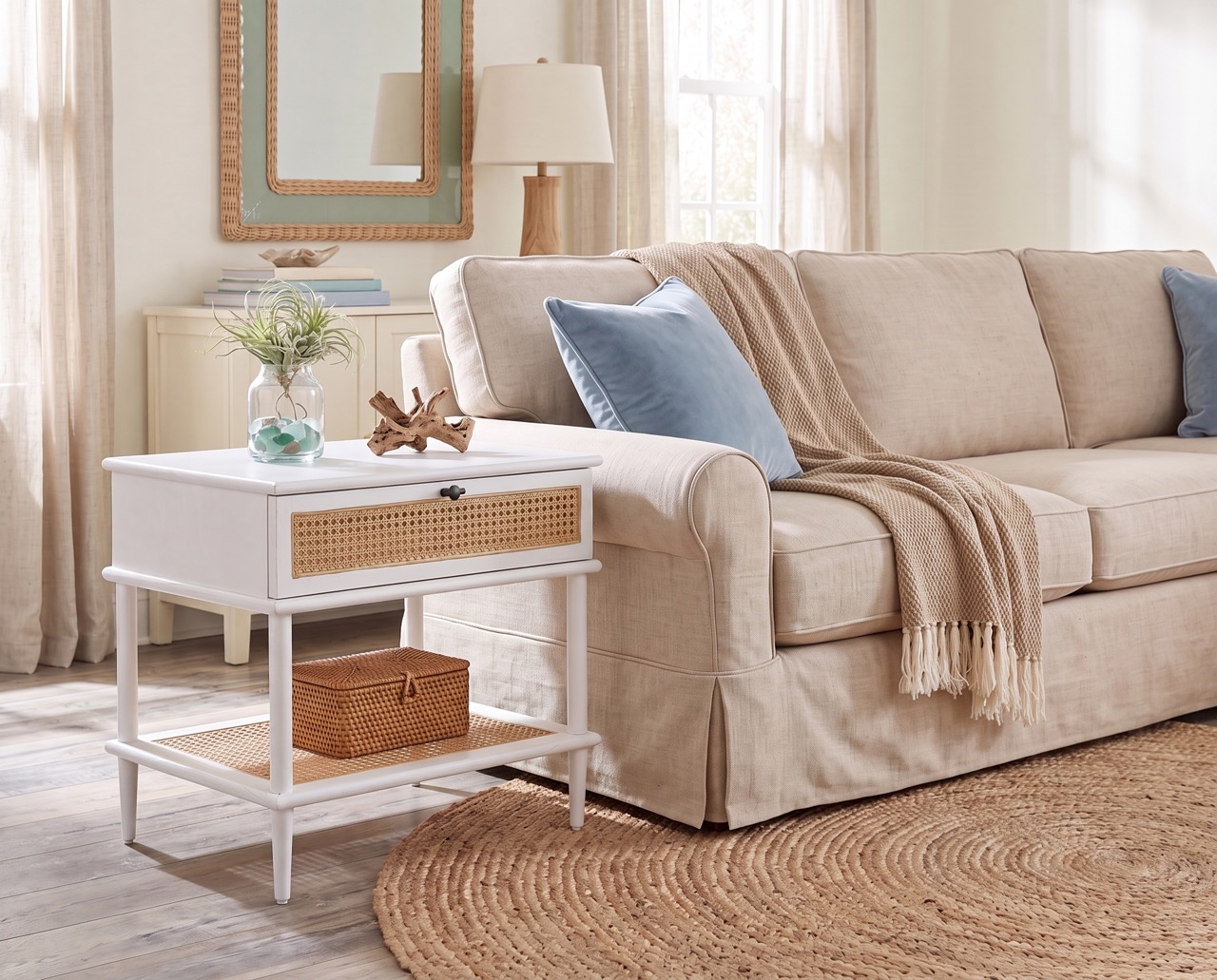 Coastal style living room