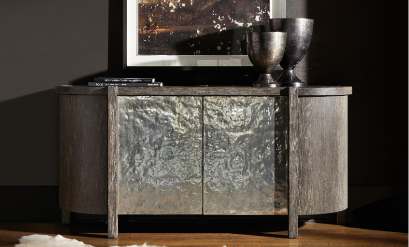 high end modern x rustic sideboard with hidden storage