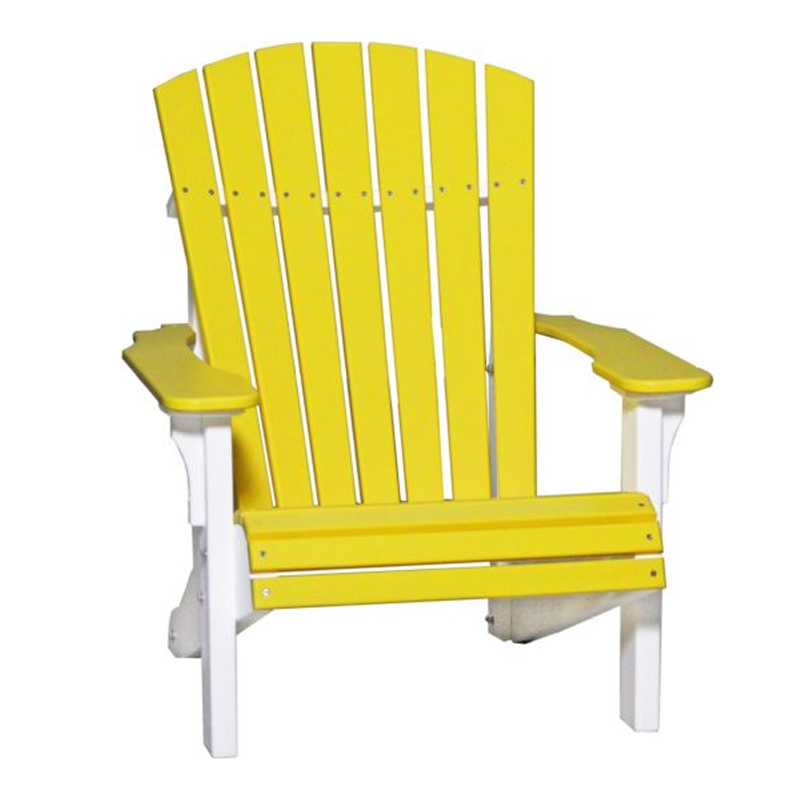 Yellow adirondack chair
