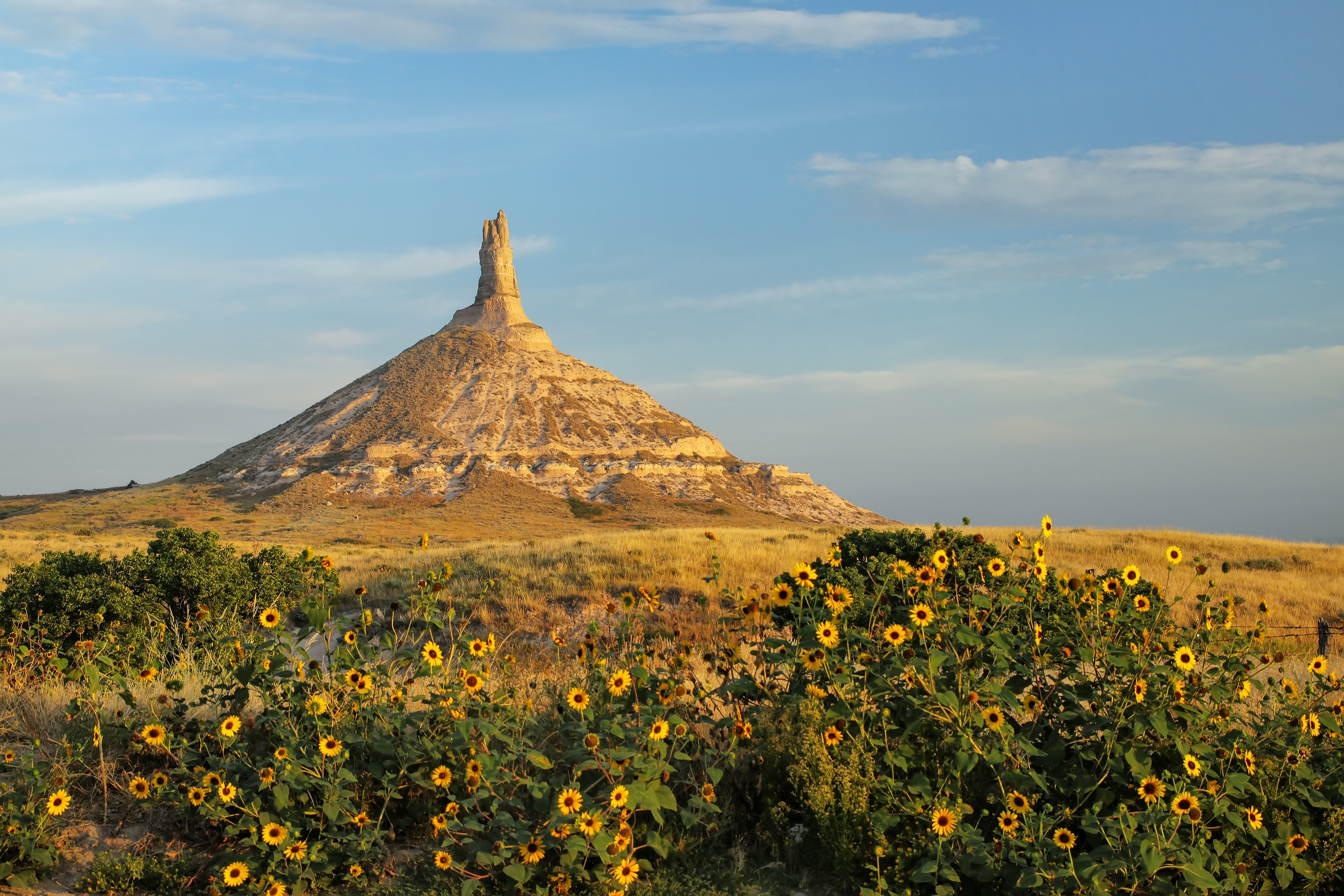 Chimney Rock in Bayard, Nebraska