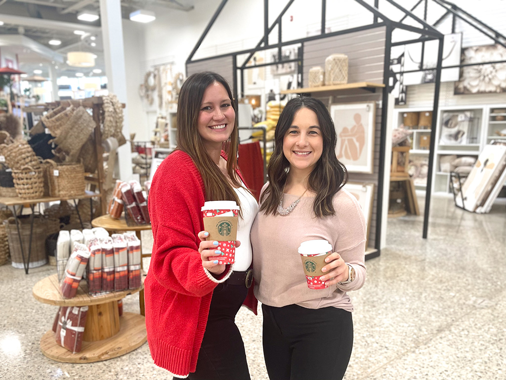 Advertising and Marketing team members with Starbucks