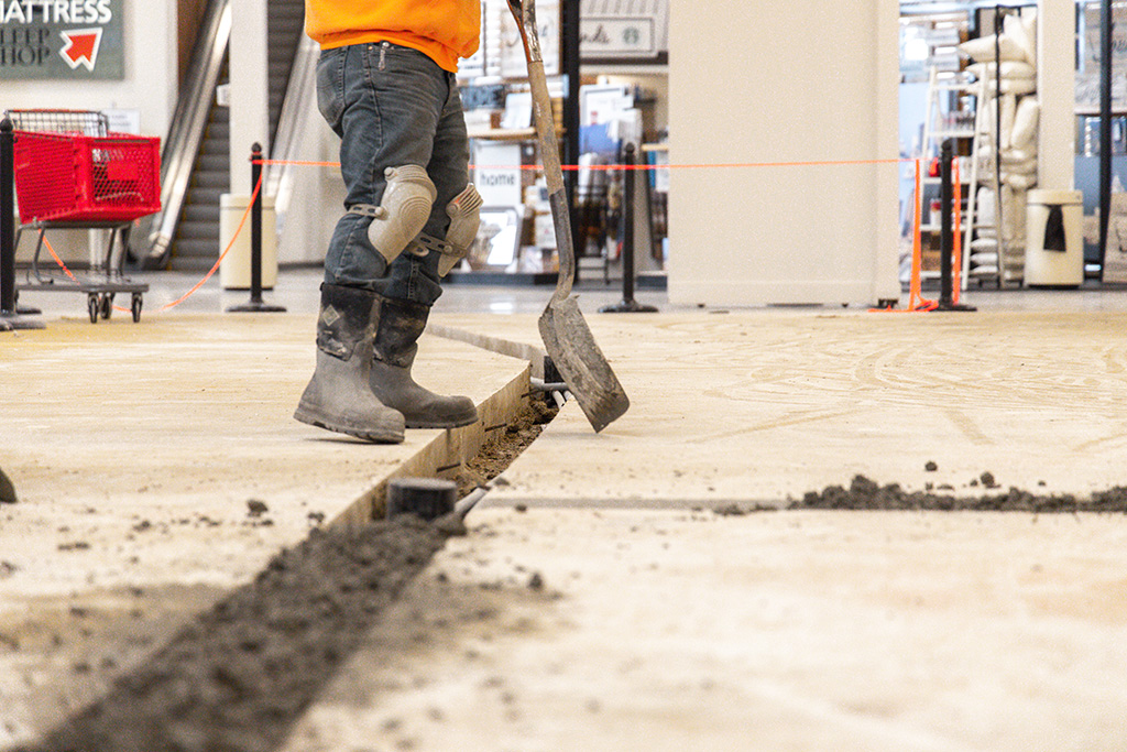 indoor flooring construction