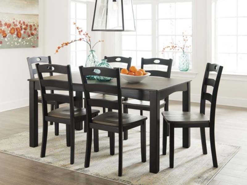 Seven piece dining set