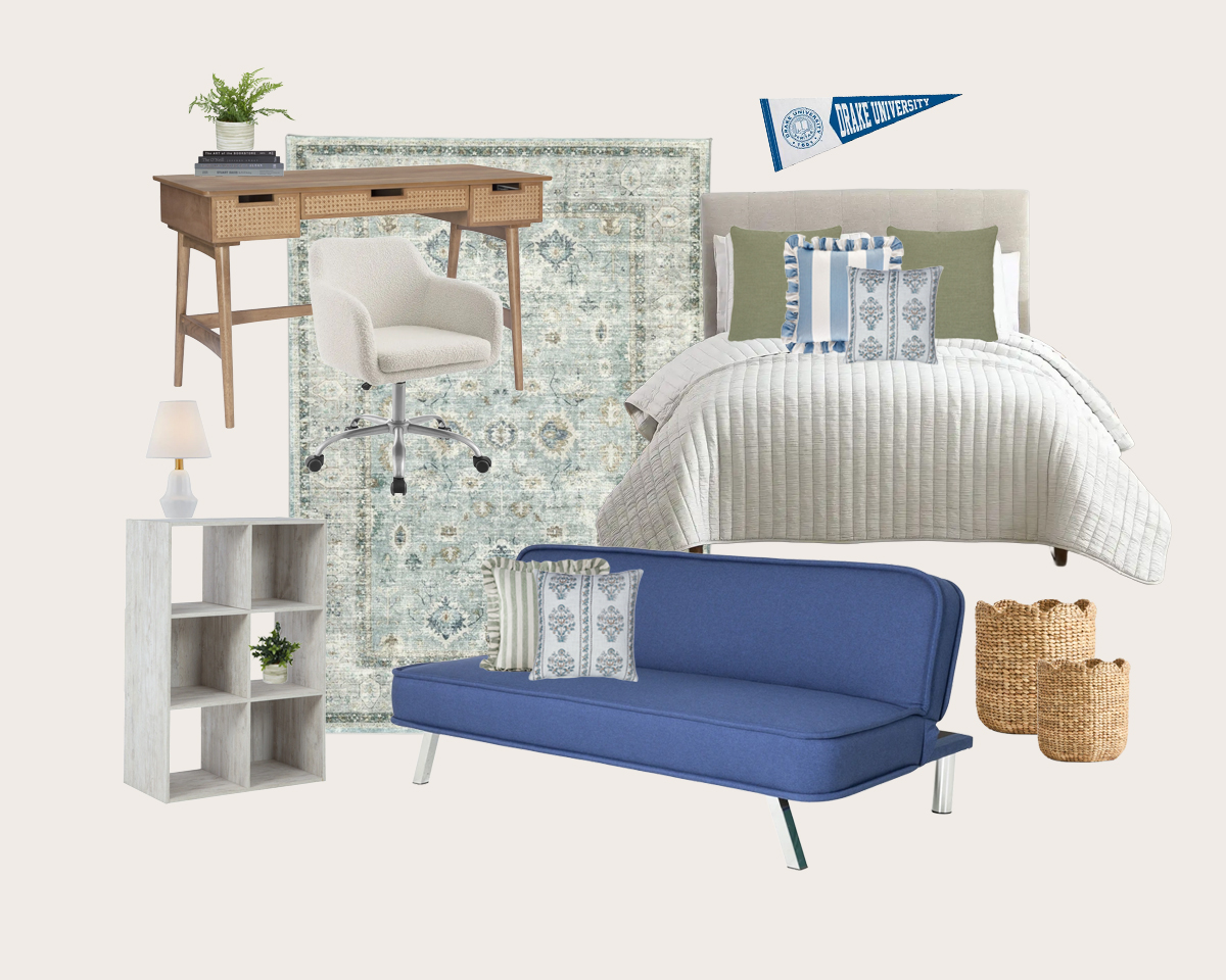 dorm room moodboard