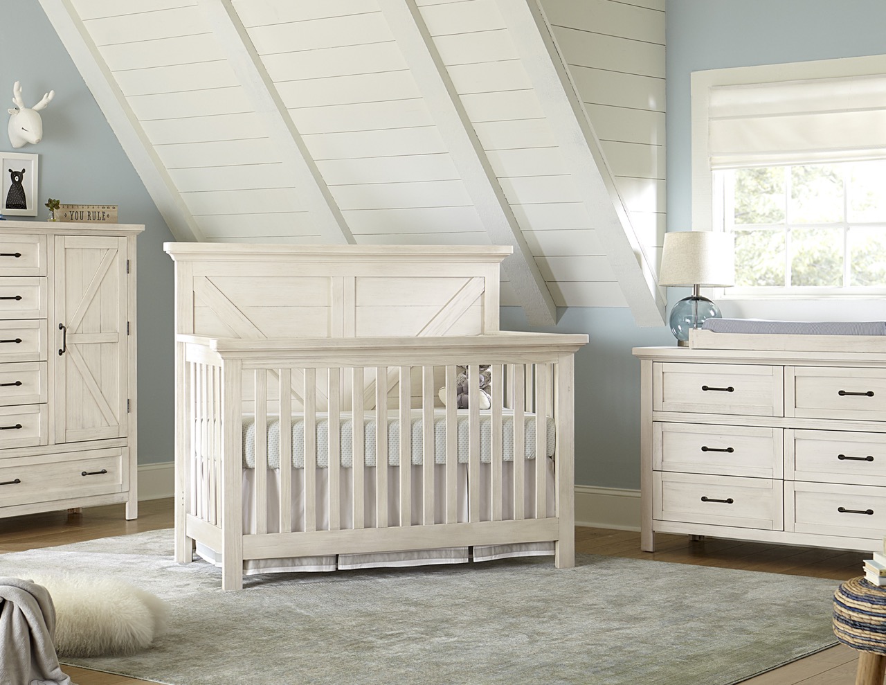 Crib ina nursery