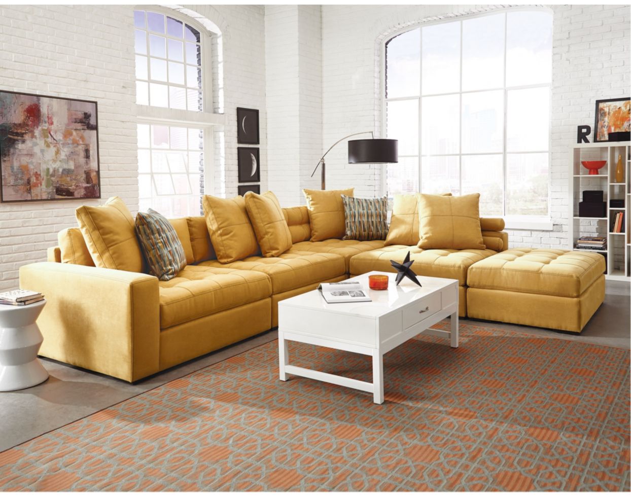 Jonathan Louis Noah 4-Piece Sectional