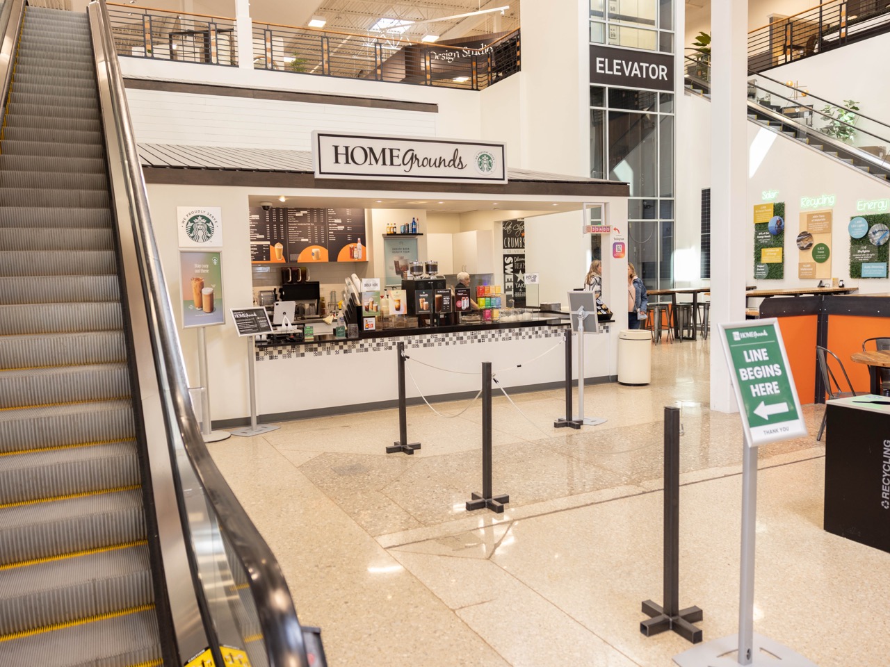 storefront of Homemakers' cafe, HOMEgrounds