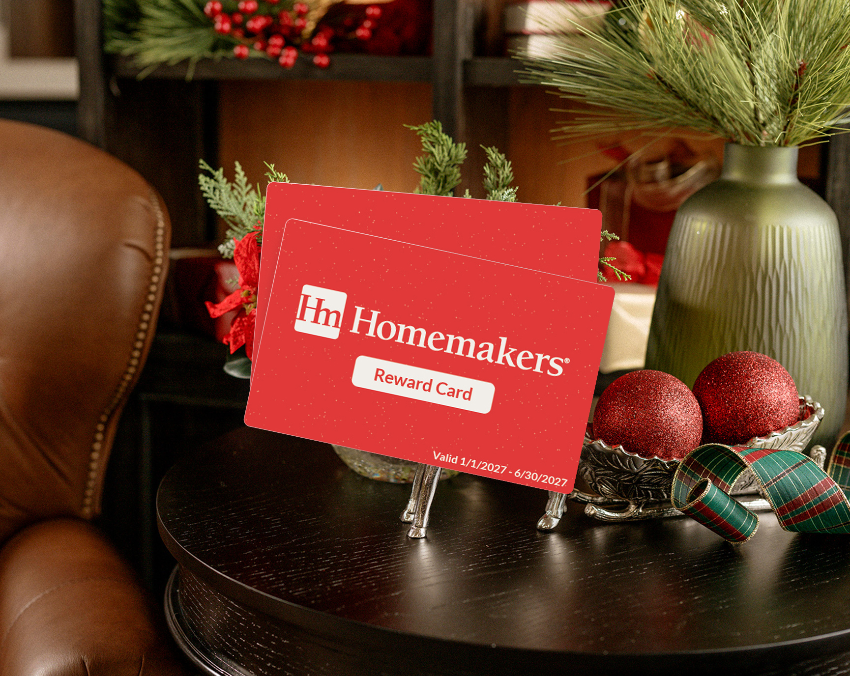 Holiday bonus reward card offer