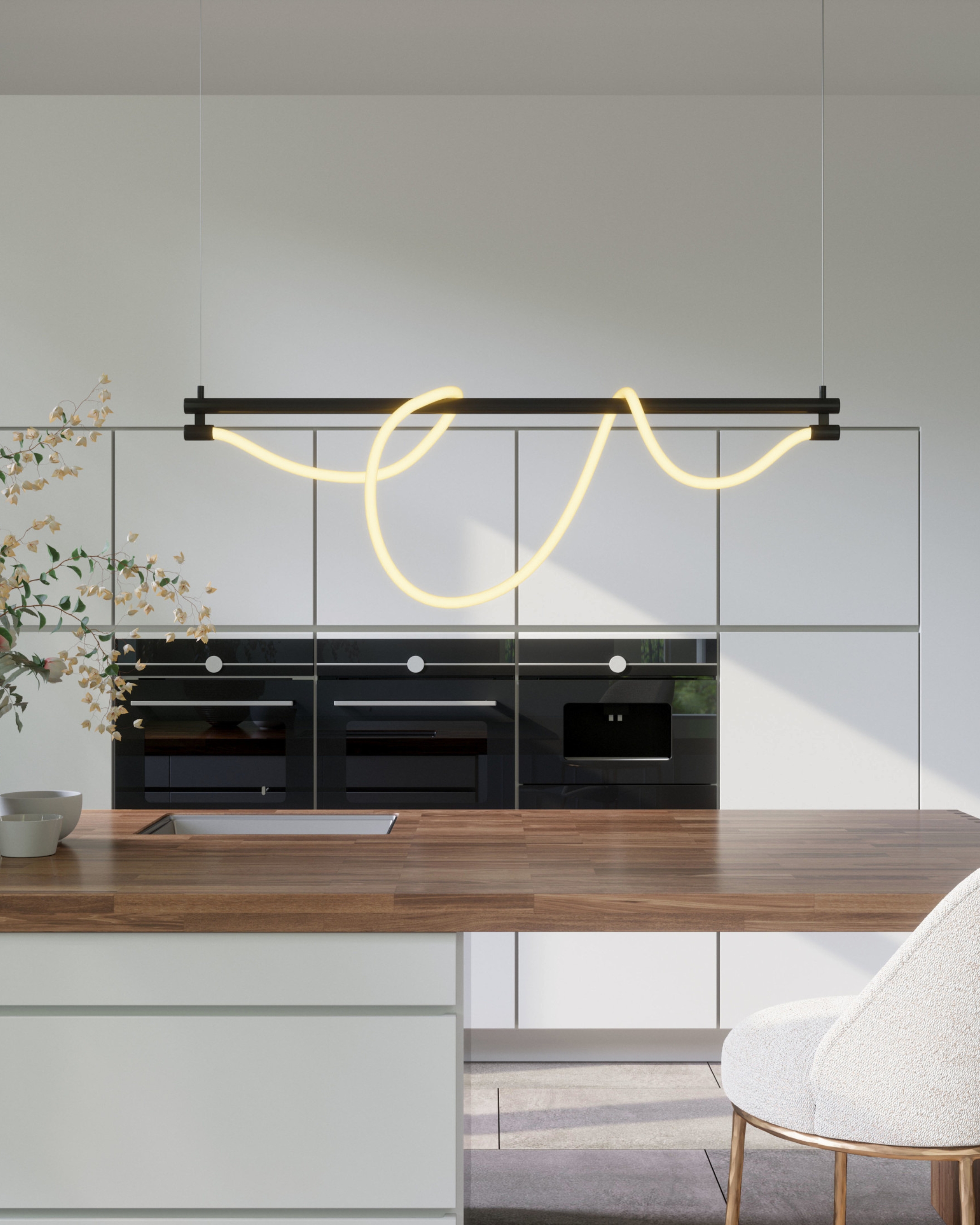 modern and unique chandelier or ceiling light