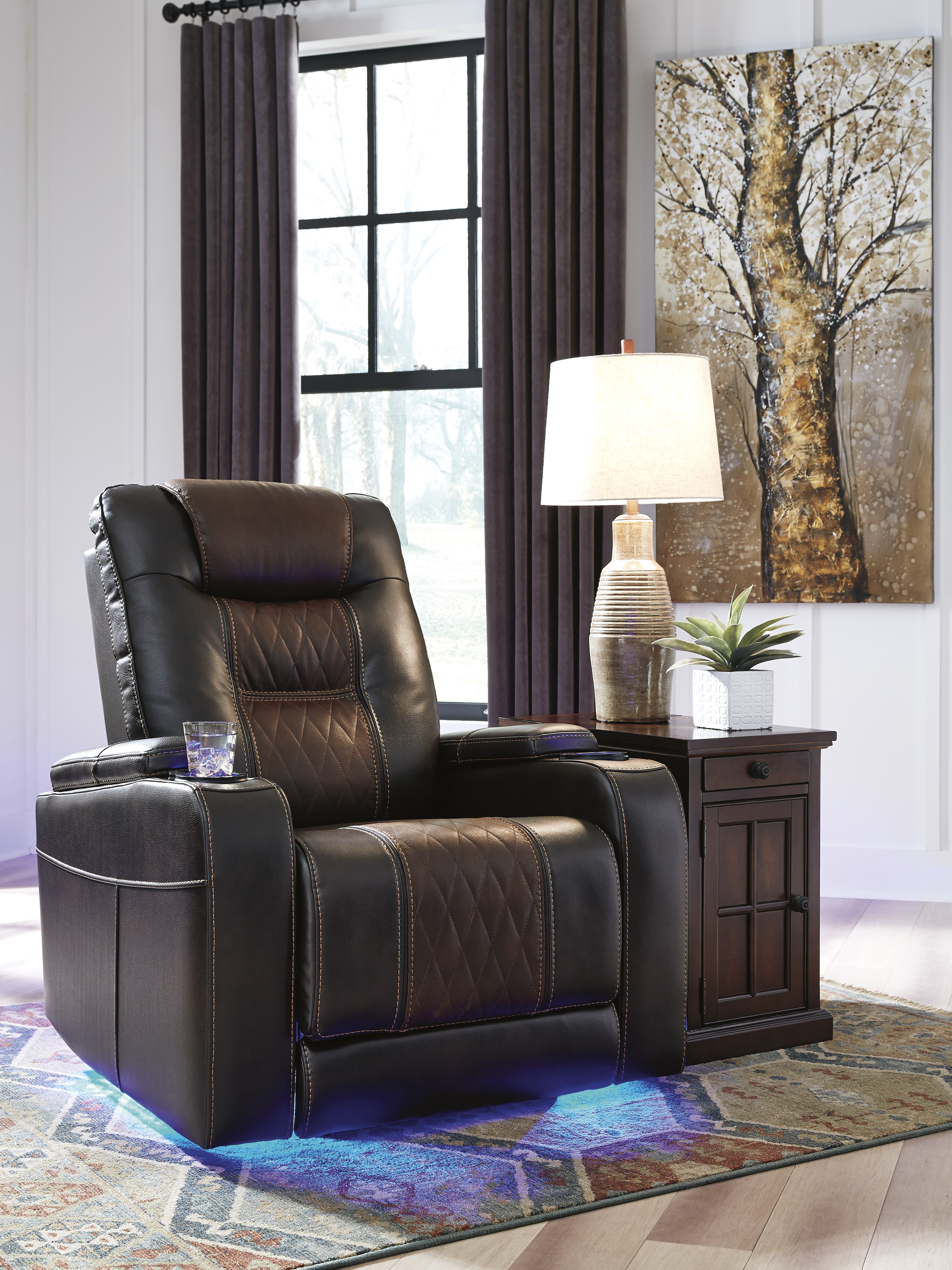 Ashley Composer Brown Power Recliner