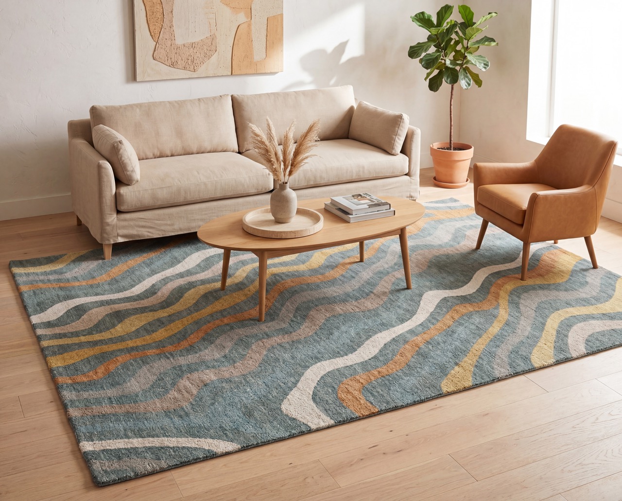 Casual style living room