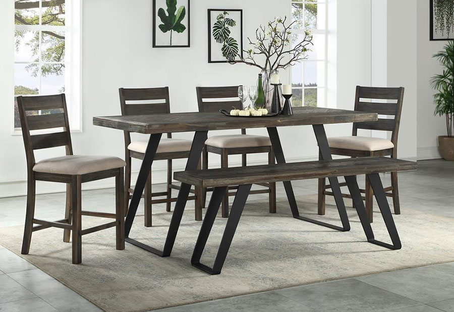 Industrial style dining room set