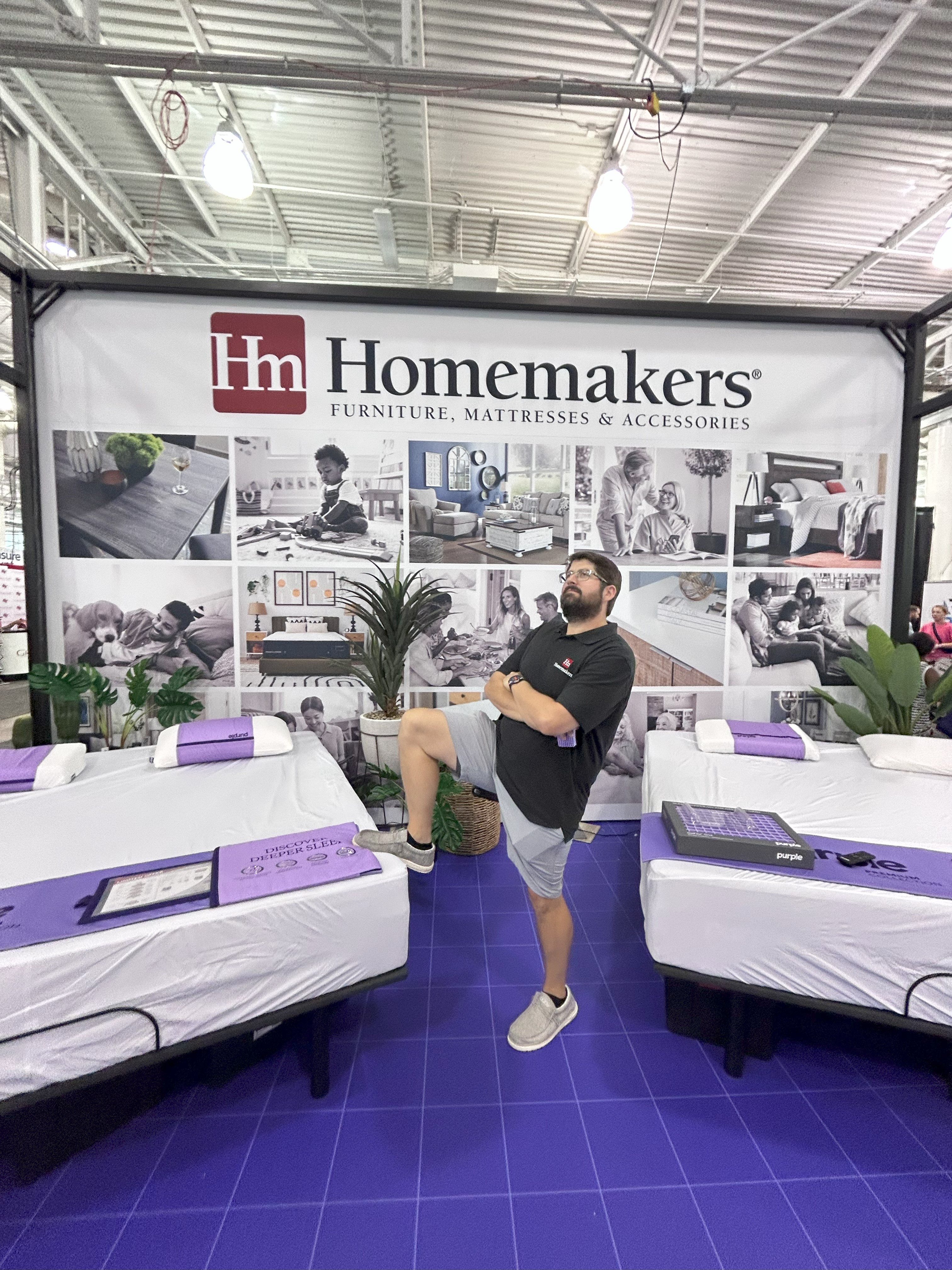 Purple Mattress at the State Fair