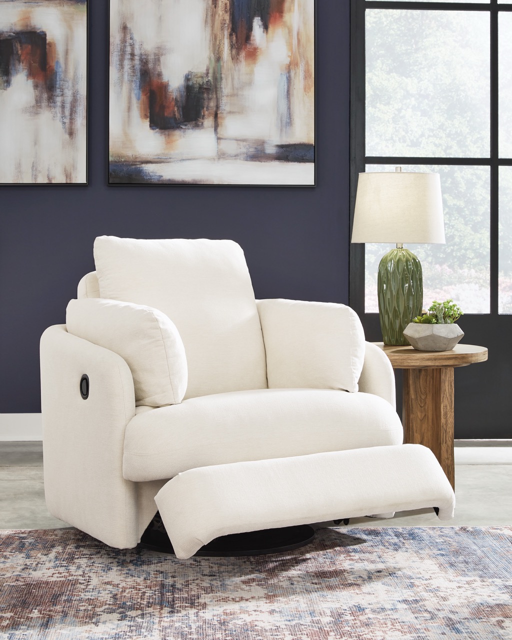 Comfortable swivel glider recliner
