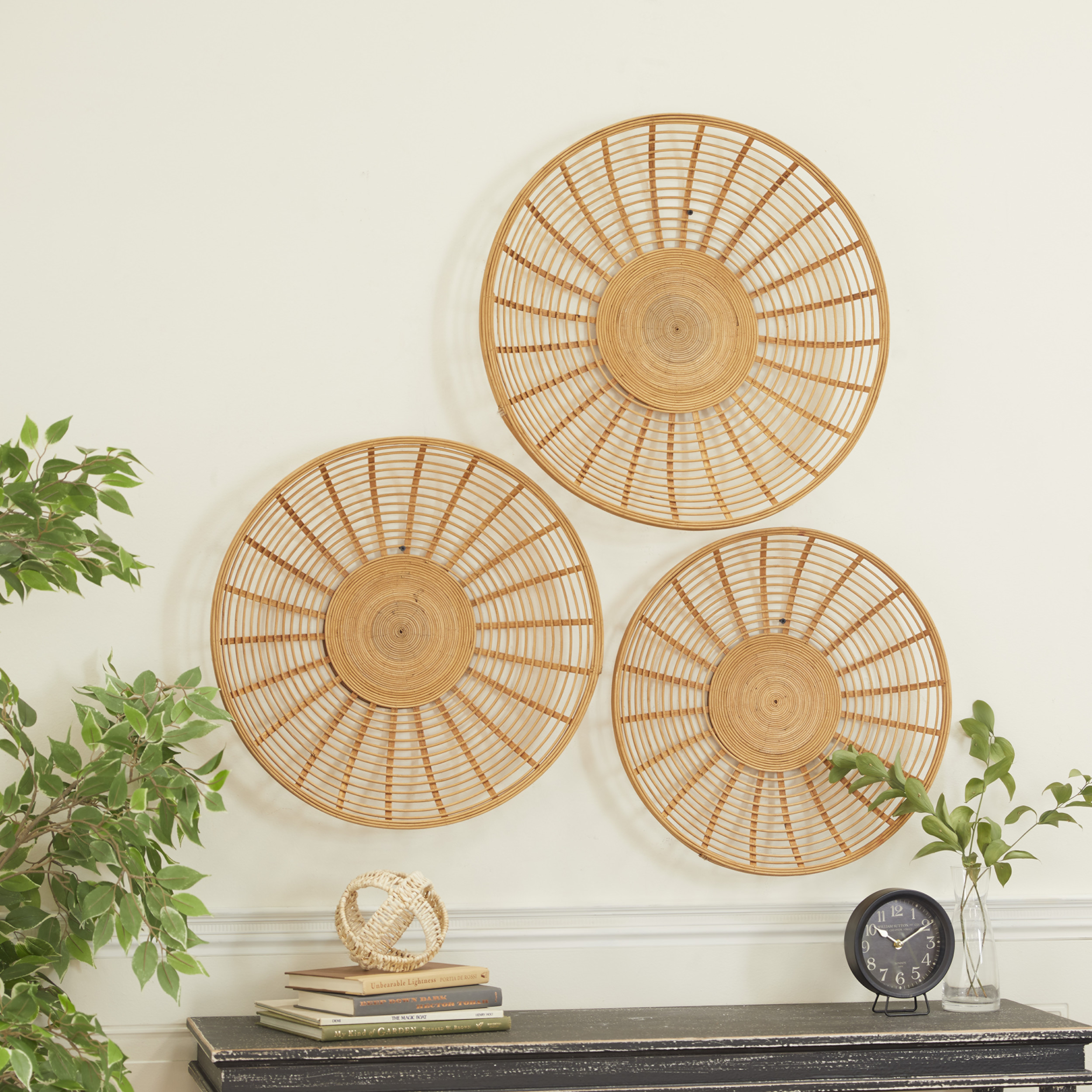 Uma Ratan Wall Decor Set of 3